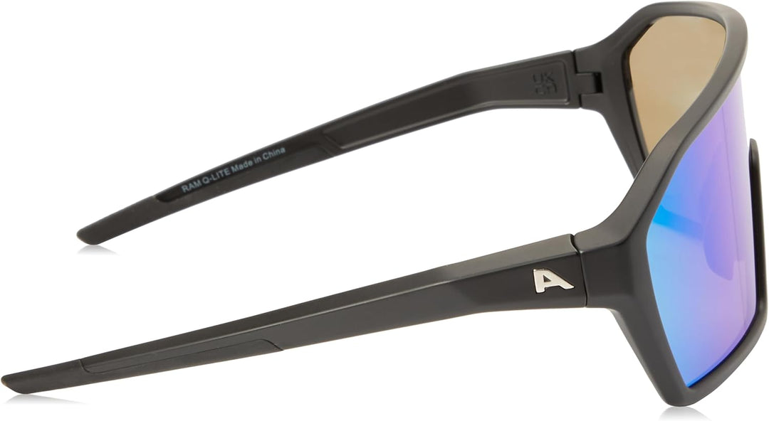 ALPINA RAM Q-LITE - Verspiegelte Sport- & Fahrradbrille Für Erwachsene, kontrastverstärkend, Beschla