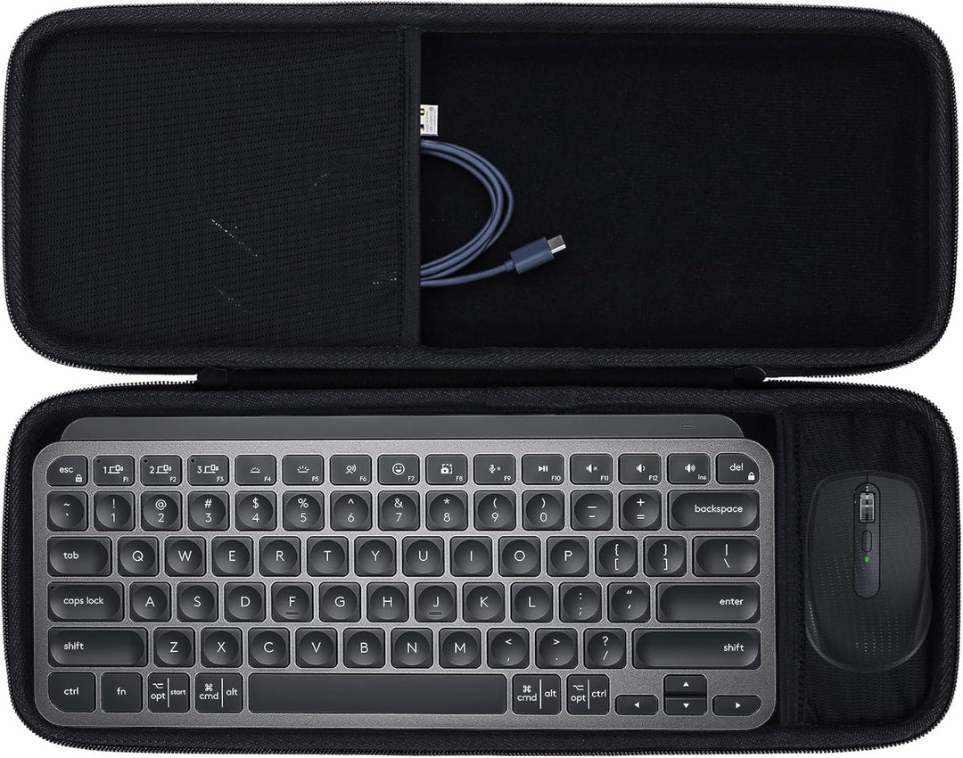 Hart Reise Schutz Hülle Etui Tasche für Logitech MX Mechanische Mini Tastatur MX Anywhere 3S Compact