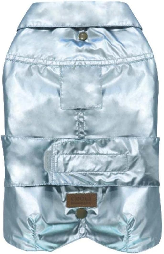 Croci Wasserdichter Mantel für Hunde Montreal, Rückengrösse 50 cm, Fleecefutter, verstellbar mit Gum