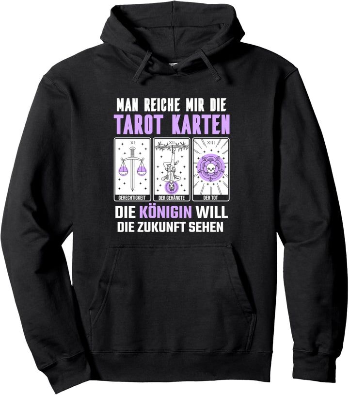 Tarot Karten Lustiger Spruch Wahrsagen Esoterik Pullover Hoodie