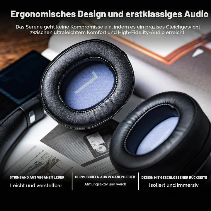 LINSOUL Kiwi Ears x Z Reviews: Serene Planar-Magnet-Treiber Over-Ear-Gaming-Kopfhörer, vollständig g