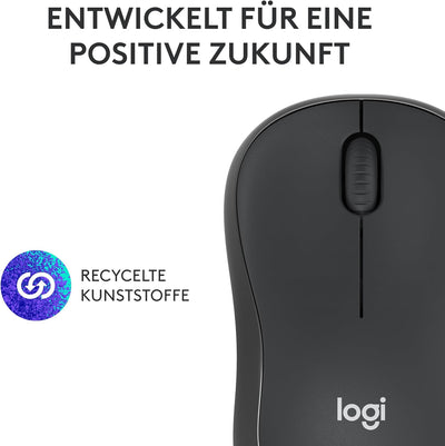 Logitech M240 Silent Bluetooth Maus, Kabellos, Kompakt, Mobil, Smooth Tracking, 18-Monate-Batterie,