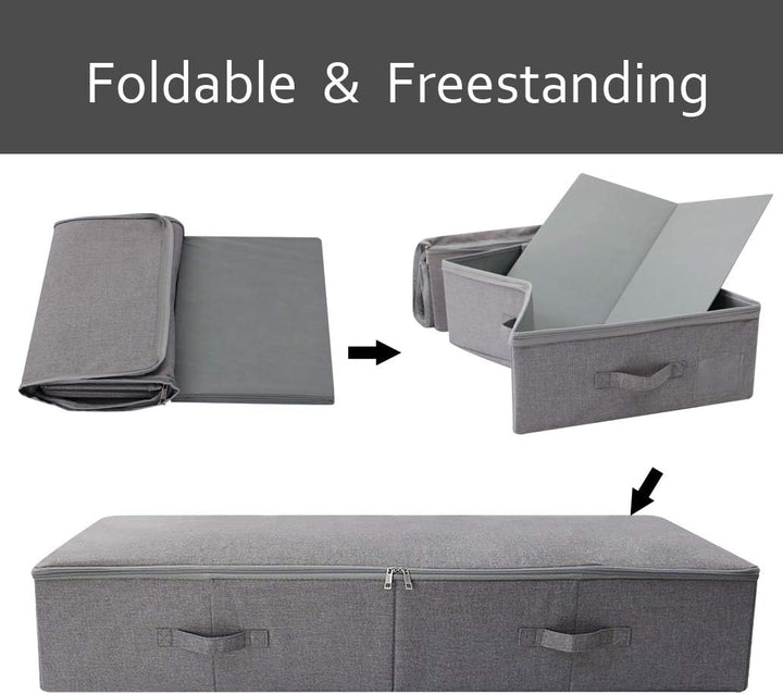 100 * 43 * 18cm Boden Schuhe Lagerung Organizer Behälter mit Deckel, staubdicht und atmungsaktiv, st