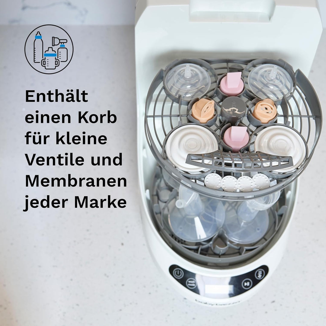 Baby Brezza Bottle Washer Pro Einsatz für Milchpumpen – Kompatibel mit Wearables, Sammelbehältern, V