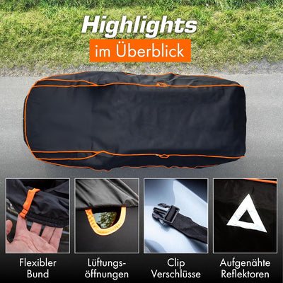 Upgrade4cars Auto Hagelschutzplane | Auto Abdeckplane Komplett für alle Jahreszeiten | Autoplane Uni