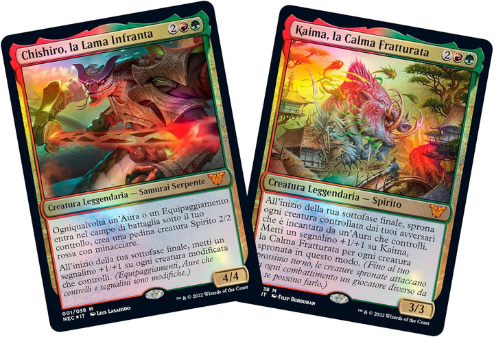 Magic The Gathering Kamigawa: Dinastia Neon C92101030 Magic:_l'Adunanza Commander Deck, Grün-Rot