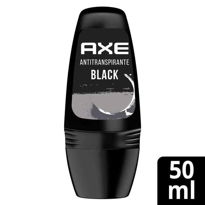 Axe Deodorant für Herren, Roll-On Schwarz, 50 ml, 6 Stück, Schwarz