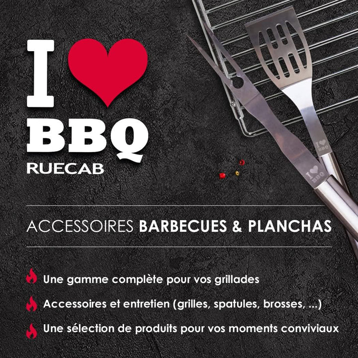 I LOVE BBQ - Grillrost für Grill und Smoker – einfacher Grillrost, rechteckiger Grill, Grillrost 68