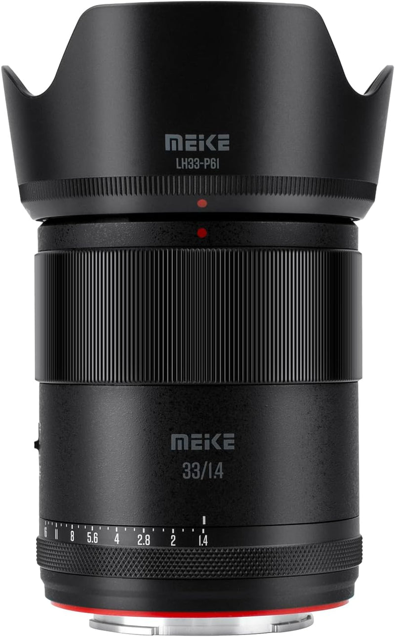 Meike 33 mm F1.4 Autofokus grosse Blende STM Schrittmotor APS-C Portrait Objektiv kompatibel mit Son