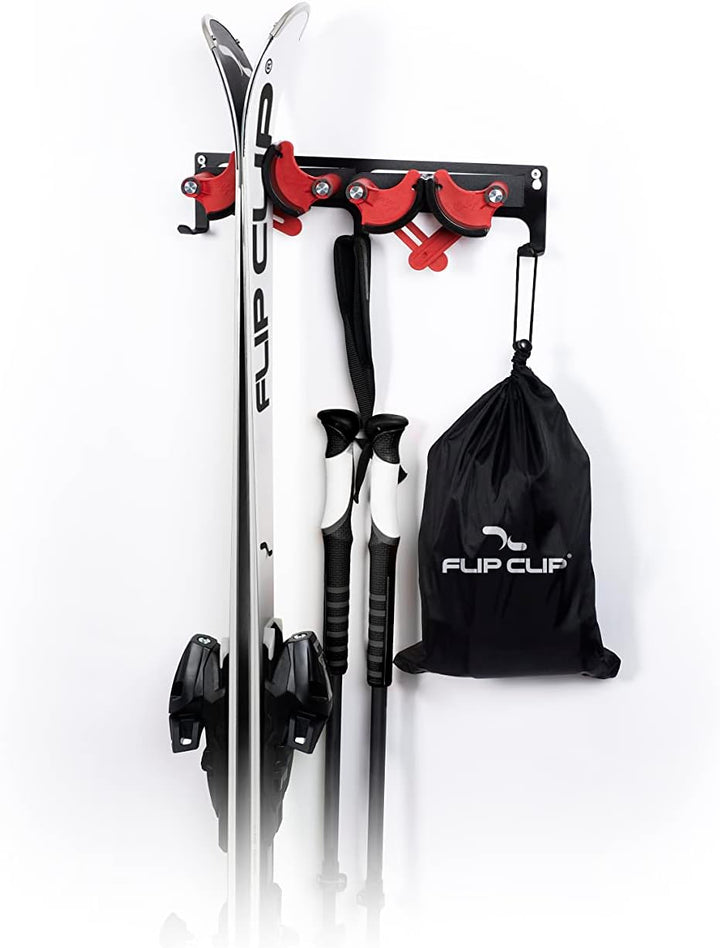 Flip Clip Duo | Universalhalterung | Skihalterung | Snowboardhalterung | Wandhalterung | Gerätehalte