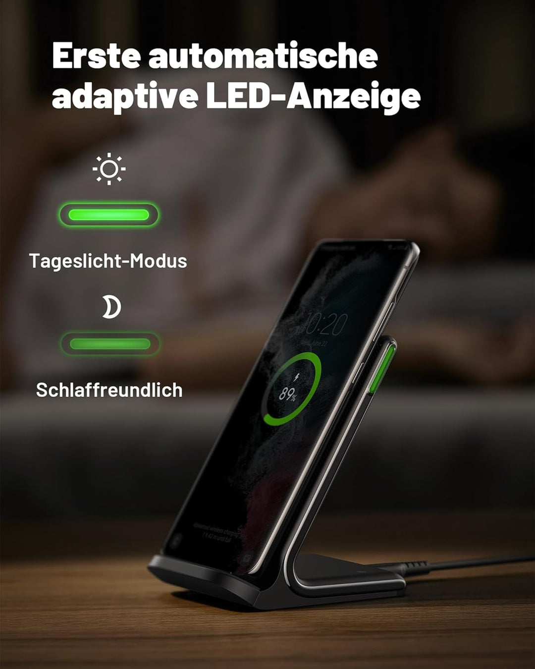 INIU Power Bank, 22.5W Fast Charging 10000mAh PowerBank Klein Aber Stark & Wireless Charger Stand, 1