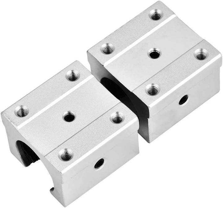 Dioche 4 Stück SBR16UU 16 Mm Offener Kastentyp Aluminium-Linearlager-Gleitblock CNC Aluminium Offene