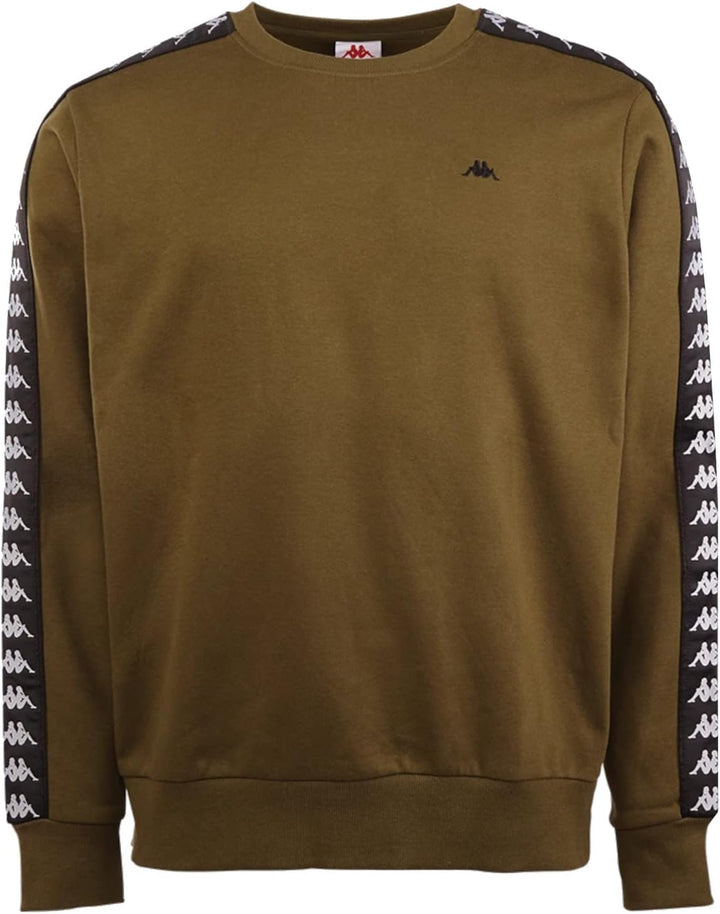 Kappa Men's Sweatshirt, Brown, L