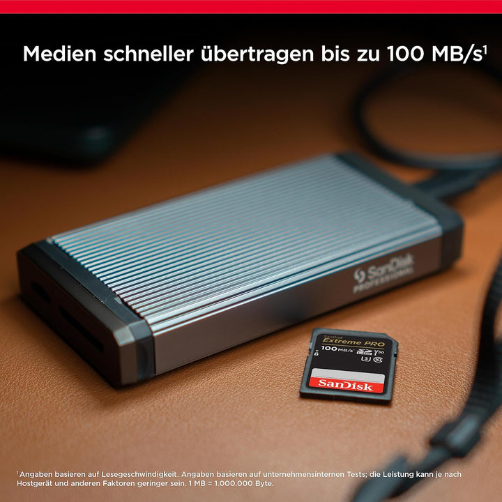 SanDisk Extreme PRO SDHC UHS-I Speicherkarte 32 GB (V30, Übertragungsgeschwindigkeit 100 MB/s, U3, 4