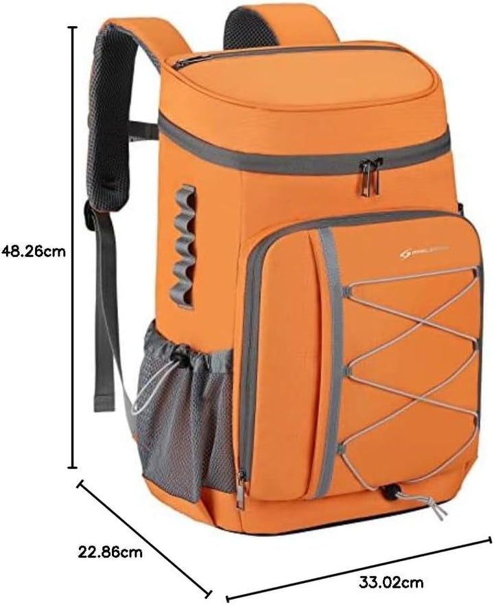Maelstrom Kühlrucksack 35/50 Dosen, Isolierter Cooler Rucksack Auslaufsicher, Grosse Kühltasche Ruck