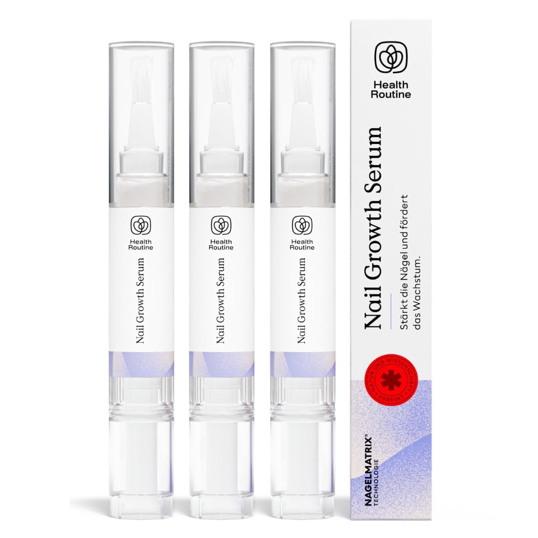 Health Routine Nail Growth Serum 3er Set — Nagelöl für gesunde Fingernägel & Fussnägel — Schnelles W
