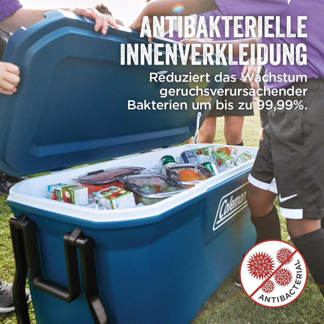 Coleman Xtreme Kühlbox, grosse Thermobox mit Fassungsvermögen, hochwertige PU-Vollschaumkernisolieru