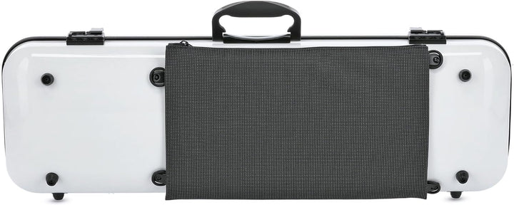 GEWA Violinkoffer AIR 2.1 weiss hochglanz Made in Germany weiss ohne zusätzlichen Seitengriff, weiss