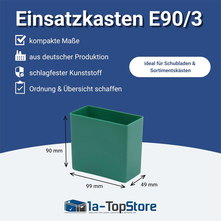 1a-TopStore 10 STK. Einsatzkästen Einsatzboxen Schubladen-Einsatzkasten Sortierboxen, 32 Grössen, 5