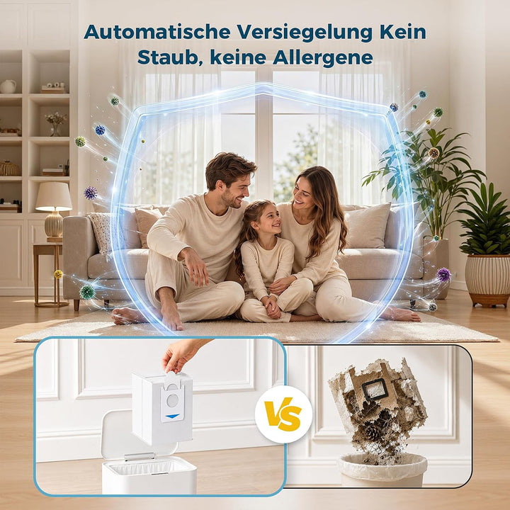 8 Stück Staubbeutel Zubehör für Bosch kompatibel mit Spotless Max und Spotless Max Cam Saugroboter,