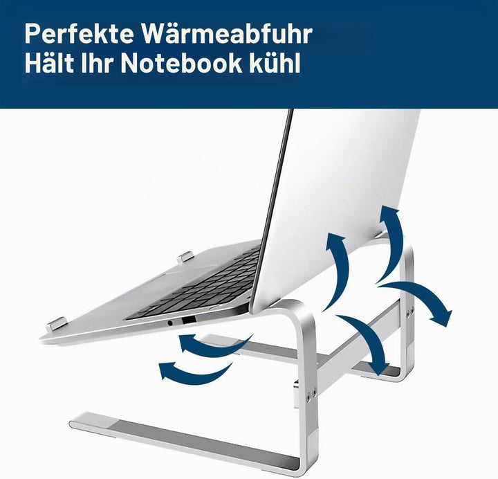 MMOBIEL Laptop Stand Grosser - Laptop Ständer 10 bis 18 Zoll - Laptophalterung Universal - Laptopstä