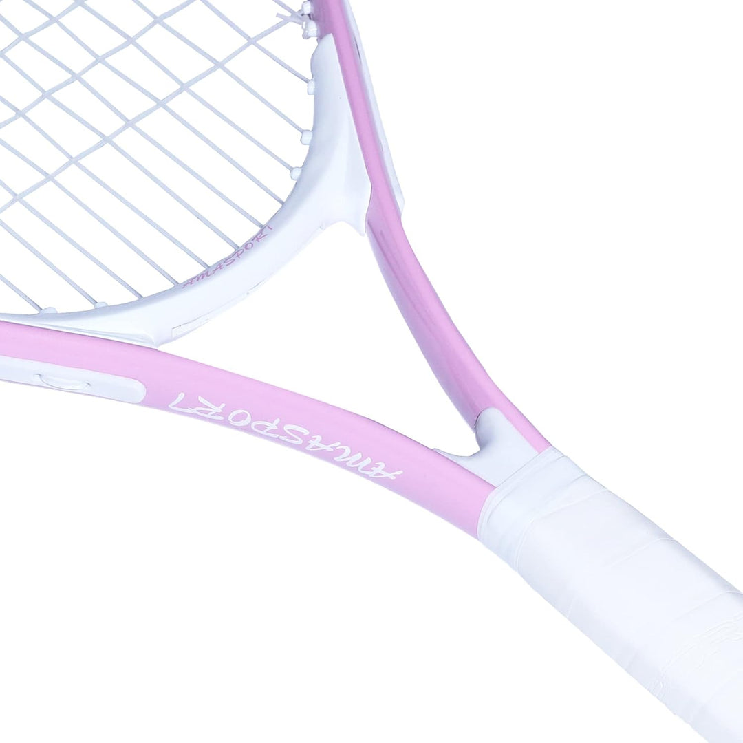 AMA SPORT - Junior-Tennisschläger für Kinder von 2–12 Jahren – Jungen & Mädchen – mit Nylon-Tragetas