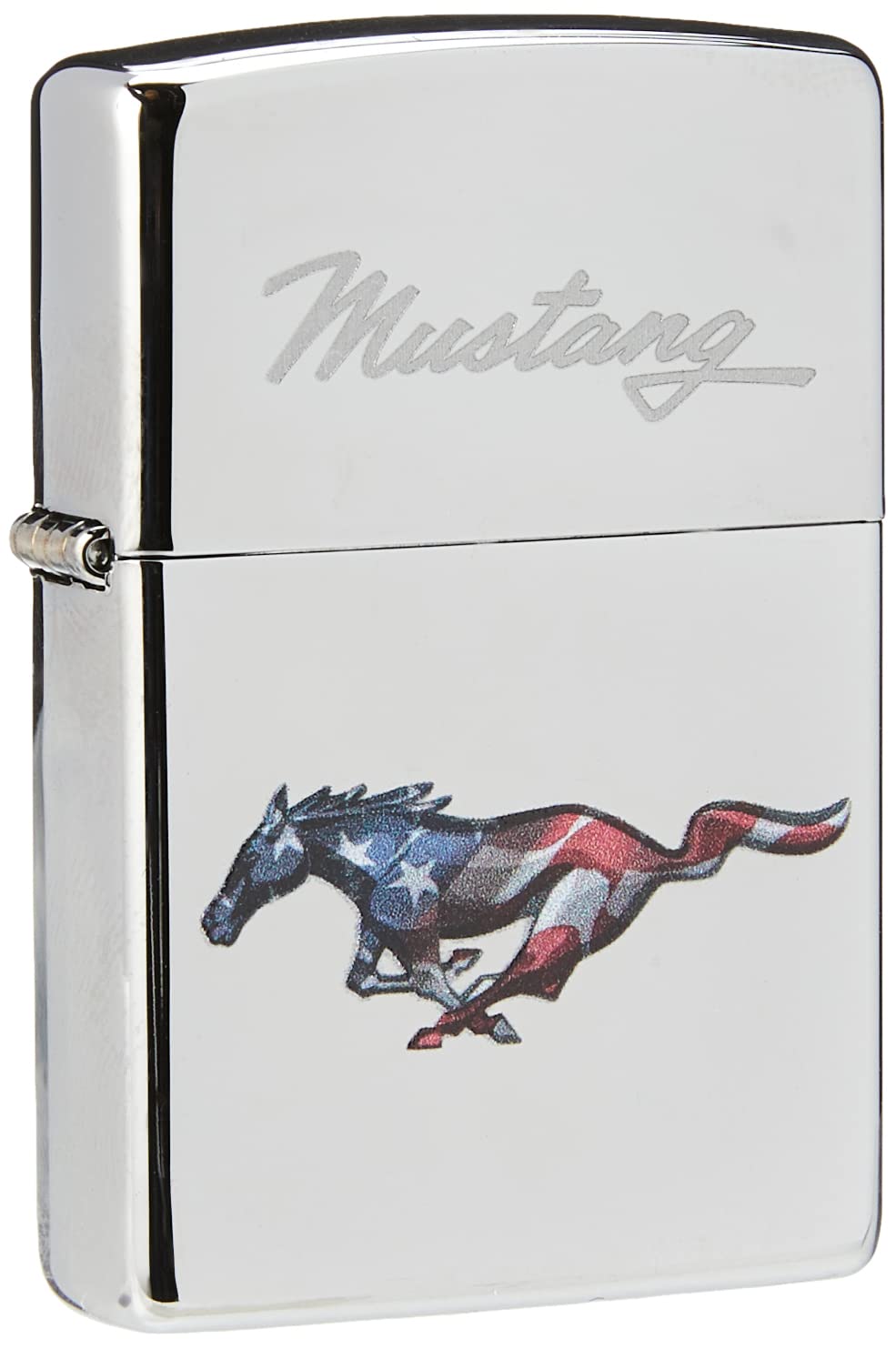 Zippo Sturmfeuerzeug - Ford, High Polish Chrome, Lustre-Color Image - Nachfüllbar - Wiederverwendbar