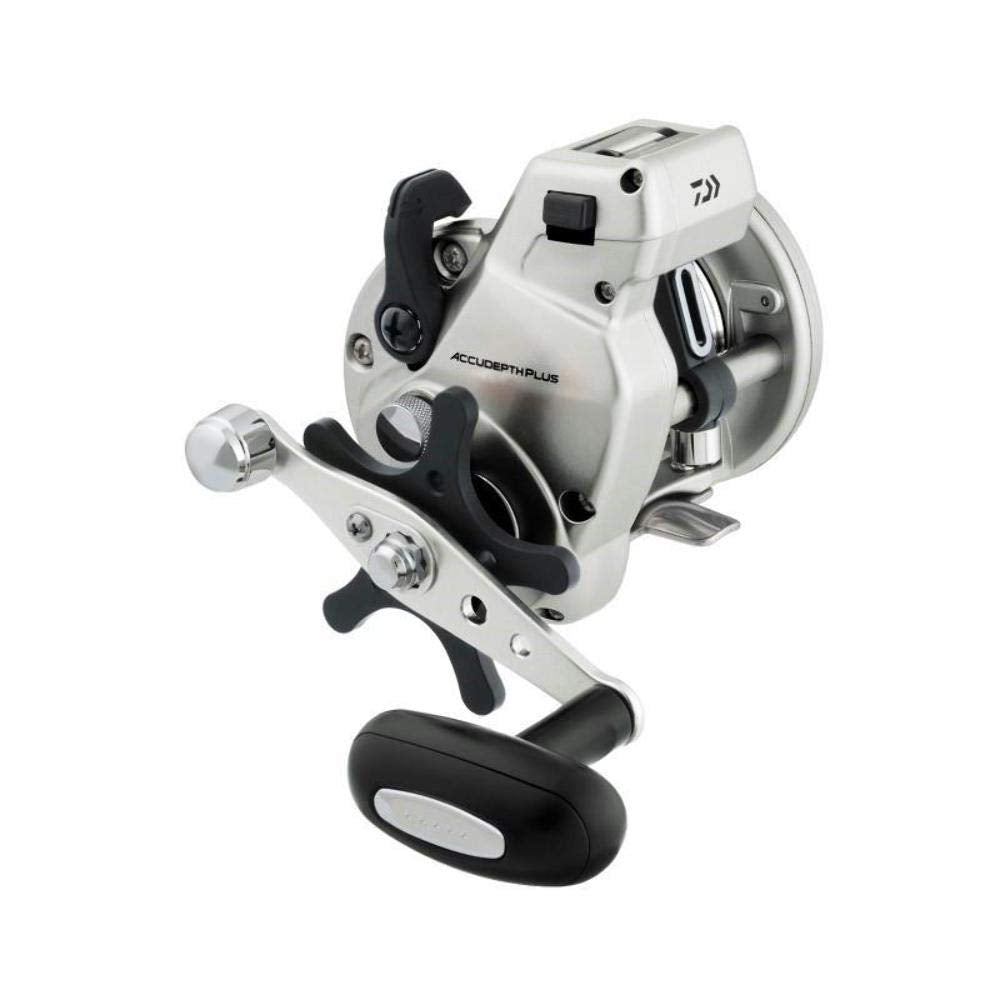 Daiwa Accudepth Plus-B Line Walleye Angelrolle, Angelrolle (Silber) 17, 17