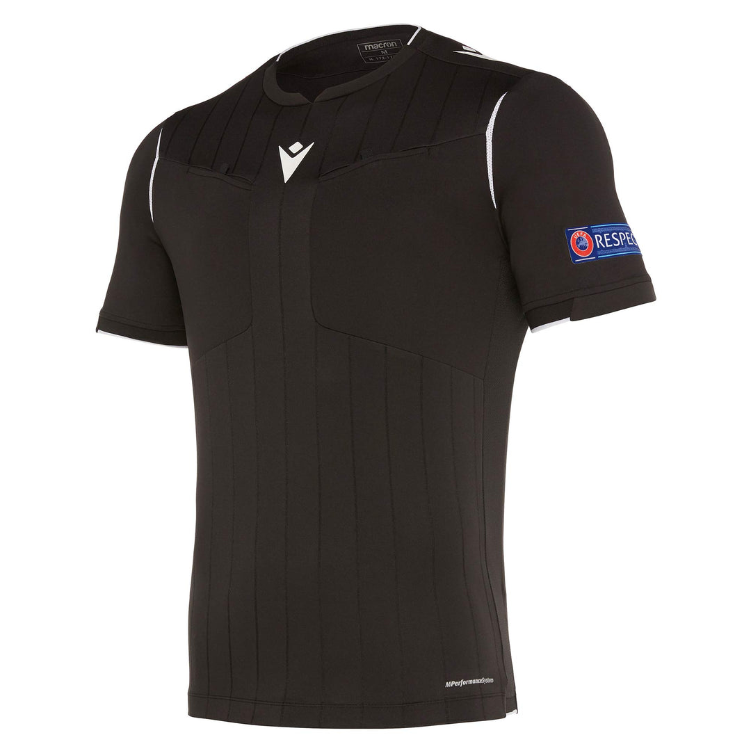 Macron Fussball - Teamsport Textil - Schiedsrichtertrikots UEFA Schiedsrichtertrikot Kurzarm Neon sc