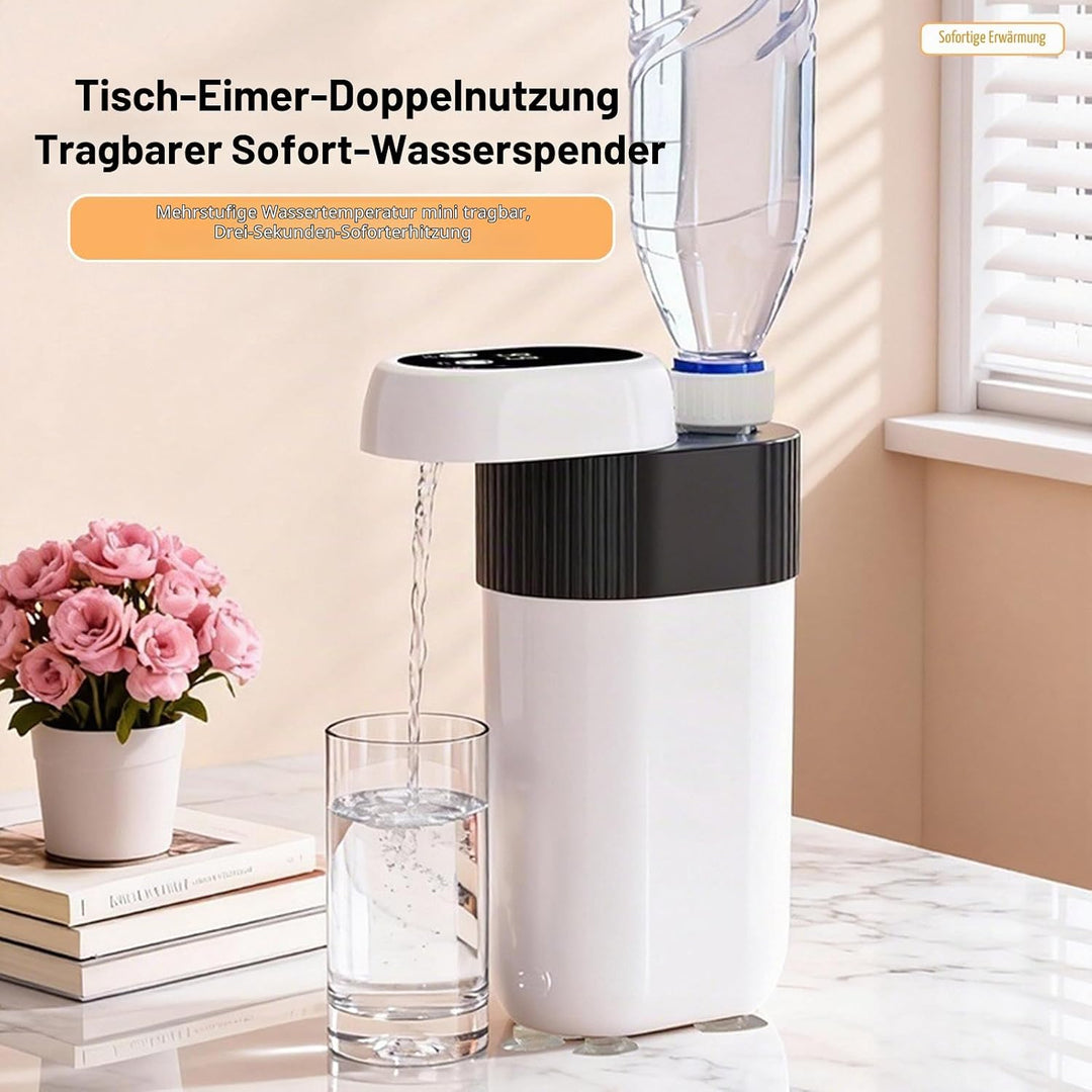Reisewasserkocher Klein, Mini Reise Wasserkocher, Ausgestattet mit Einem Wasserdichten Hd-Display, R