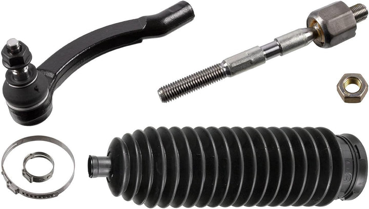 febi bilstein 40570 Spurstange mit Endstück, Manschette und Anbaumaterial , 1 Stück Vorderachse rech
