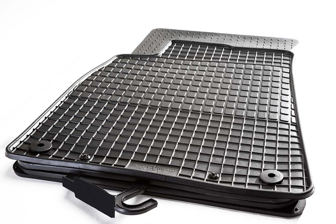 PETEX Gummimatten passend für X-Trail (T30) ab 09/2001-05/2007 Fussmatten schwarz 4-teilig