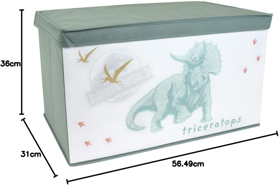 Fun House, Kinder Jurassic World 713503 Spielzeugkoffer, zusammenklappbar, 55,5 x 34,5 x 34 cm, Holz