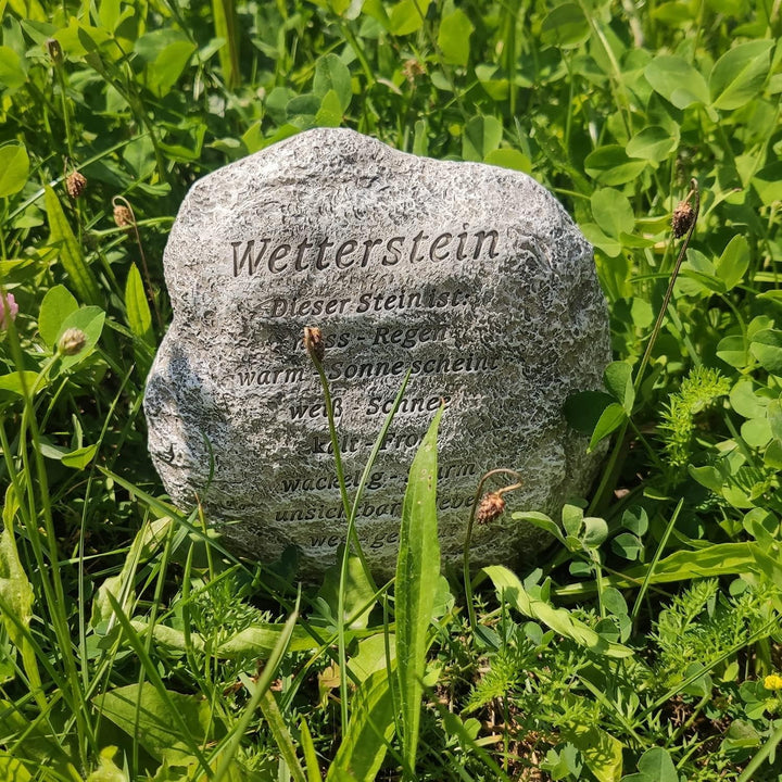 Wetterstein Wetterstation mit lustiger Gravur