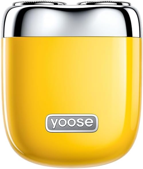 yoose MINI Rasierer Herren elektrisch, Elektrorasierer Herren aus Legierung, IPX7 wasserdicht elektr