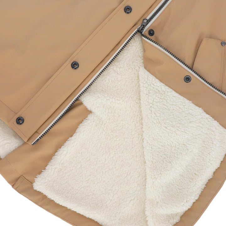Dry Fashion Damen Regenmantel Malmö - Frauen Regenjacke Jacke mit Kapuze Lang Winddicht Wasserdicht