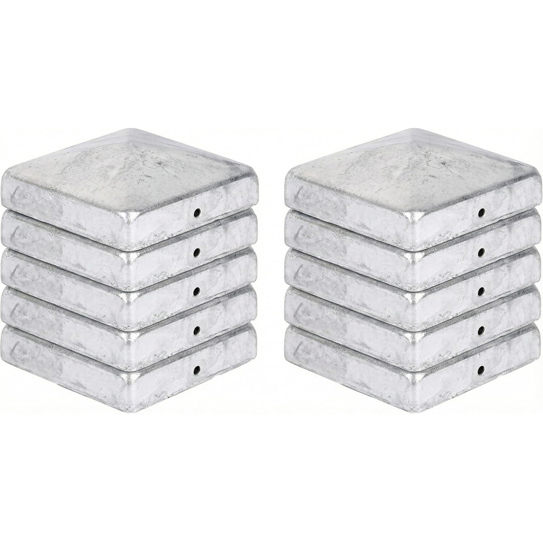 10 x PFOSTENKAPPE PYRAMIDE 71 x 71 MM STAHL FEUERVERZINKT 10 71 x 71 mm, 10 71 x 71 mm