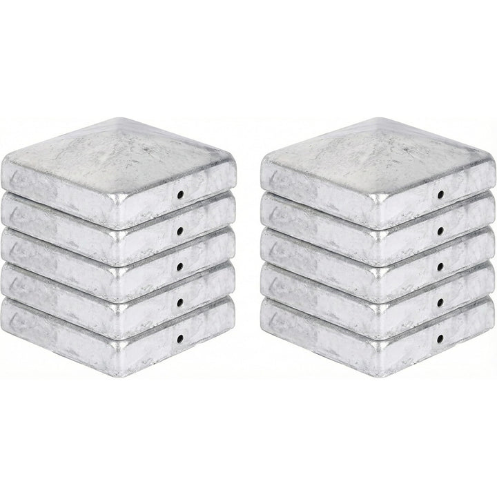 10 x PFOSTENKAPPE PYRAMIDE 71 x 71 MM STAHL FEUERVERZINKT 10 71 x 71 mm, 10 71 x 71 mm