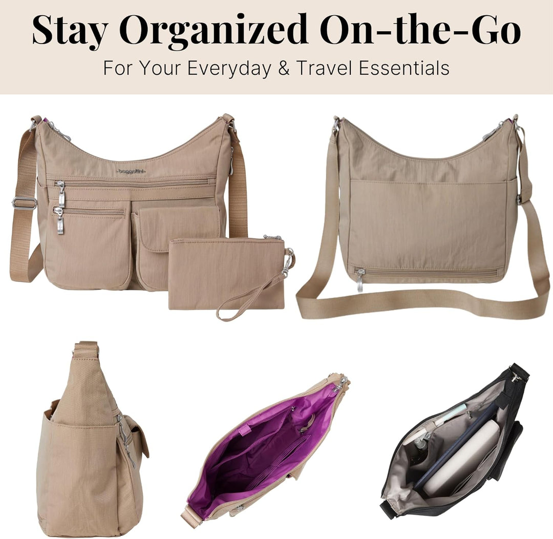 Baggallini Damen Everywhere bagg with überall Tasche mit RFID Einheitsgrösse Strand, Einheitsgrösse