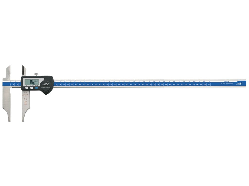 HELIOS-PREISSER 1330528 Digitaler Werkstattmessschieber mit Spitzen, 500 x 125 mm, 125