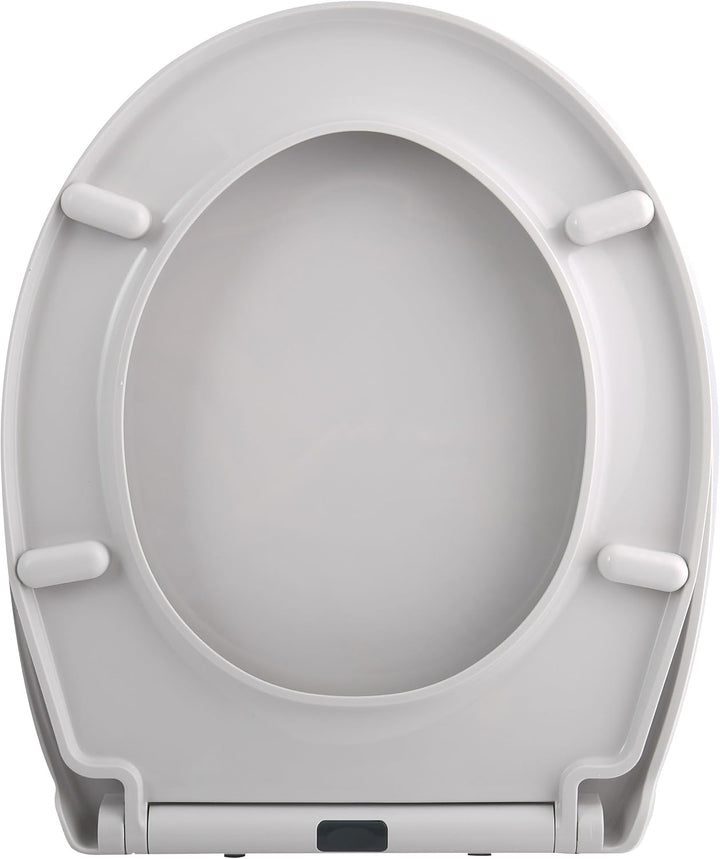spirella Toilettendeckel oval Klodeckel mit Quick-Release-Funktion und Softclose Absenkautomatik. An