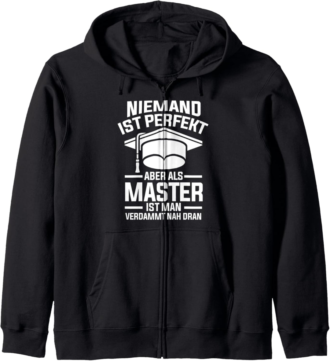 Uni Universität Masterabschluss Master Mastertitel Kapuzenjacke