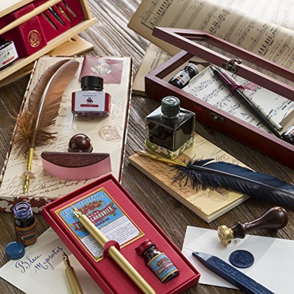 J.Herbin 31020T Siegellack Bankier (10 Stangen, ideal für Bastelprojekte) 10er Pack rot, Rot