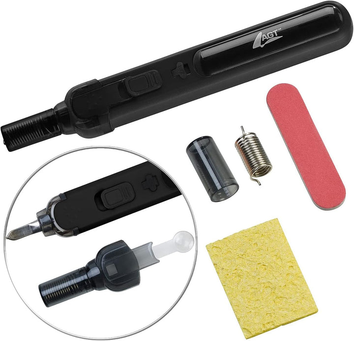 AGT Professional USB Lötkolben: Multifunktionaler Akku-Löt- & Brennkolben, 2.000mAh, 450°C, 36W, USB