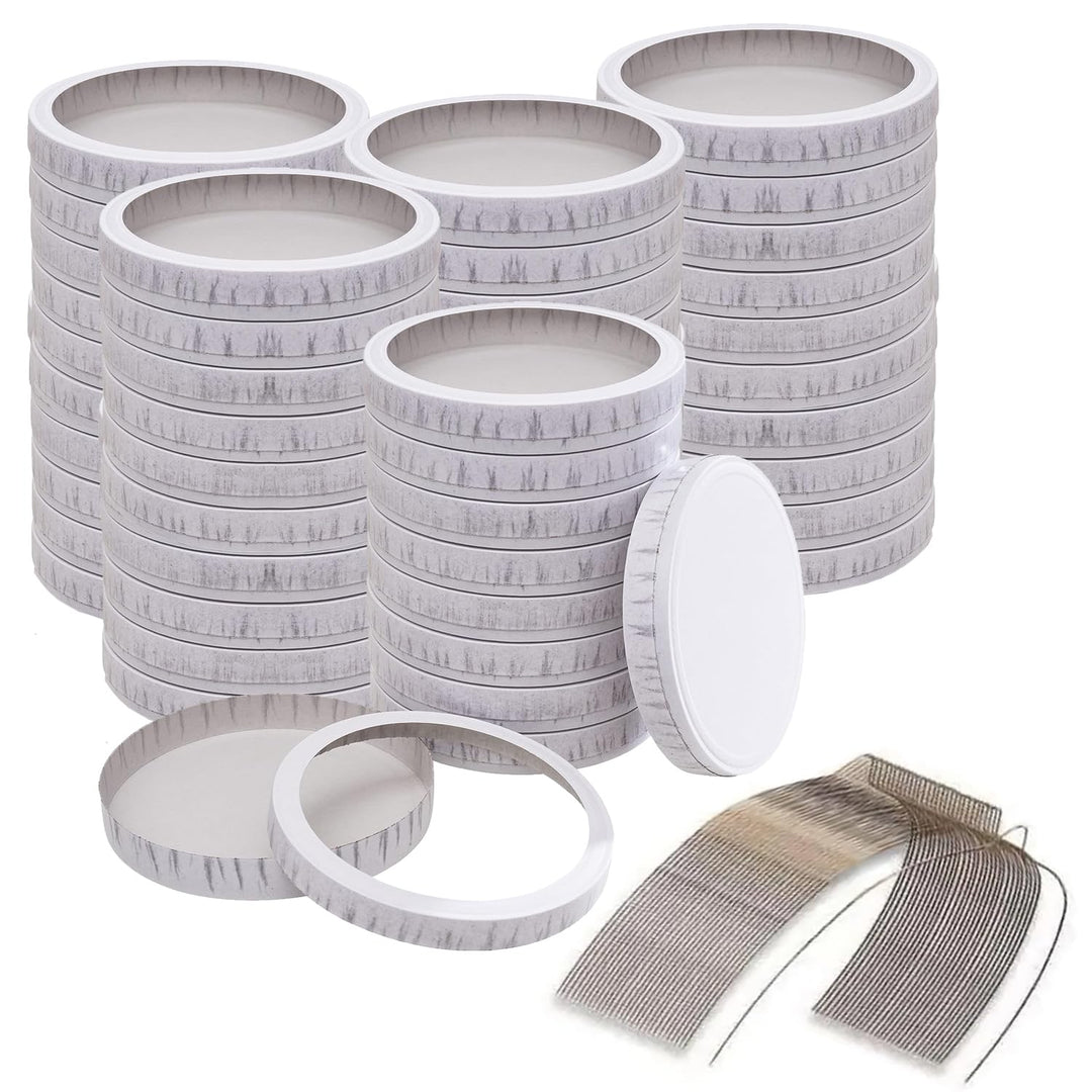 CREATIV DISCOUNT Laternen-Sparpack für 50 Laternen, inkl. 50 Käseschachteln 15,3 cm Durchmesser & 50