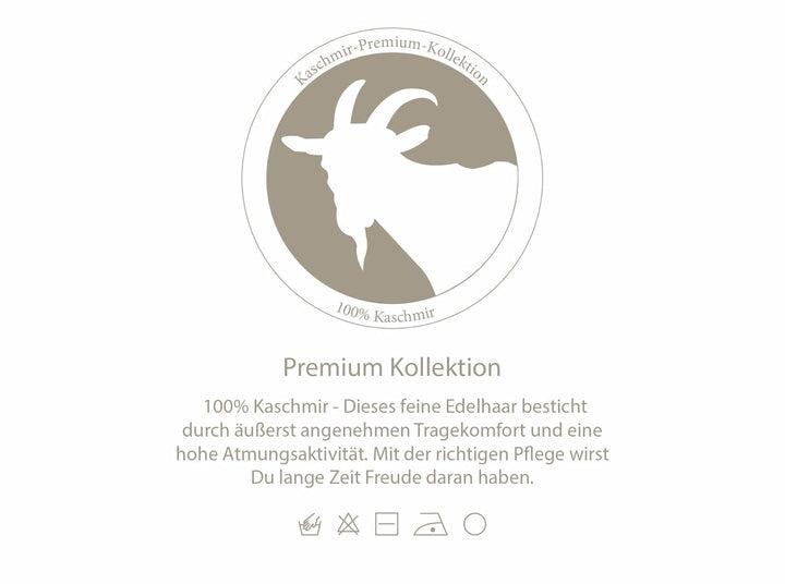 Zwillingsherz Stirnband aus 100% Kaschmir - Hochwertiges Kopfband im Uni Design für Damen Frauen - W