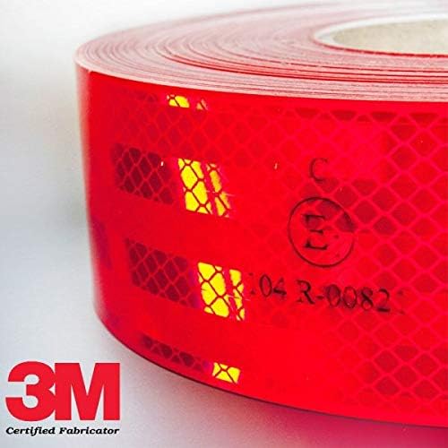 STICKERSLAB GHIRARDI 1 Band genehmigtes Klebeband 3M Diamond Grade 983 für die Bordüre der Fahrzeuge