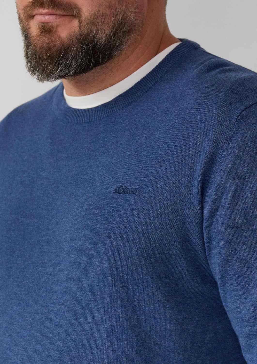 s.Oliver Pullover mit Crew Neck Herren 3XL 55w0_royalblau, 3XL 55w0_royalblau