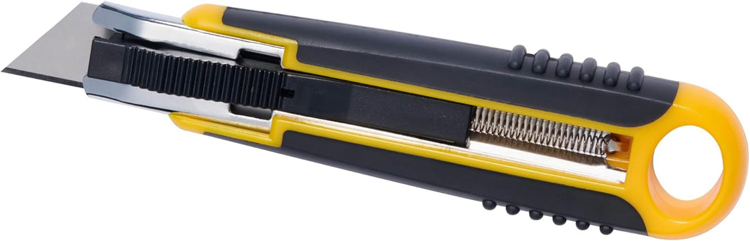 Alco-Albert 125A - Cuttermesser Set, 6 Sicherheitsmesser mit automatischen Klingeneinzug, Arbeitsmes