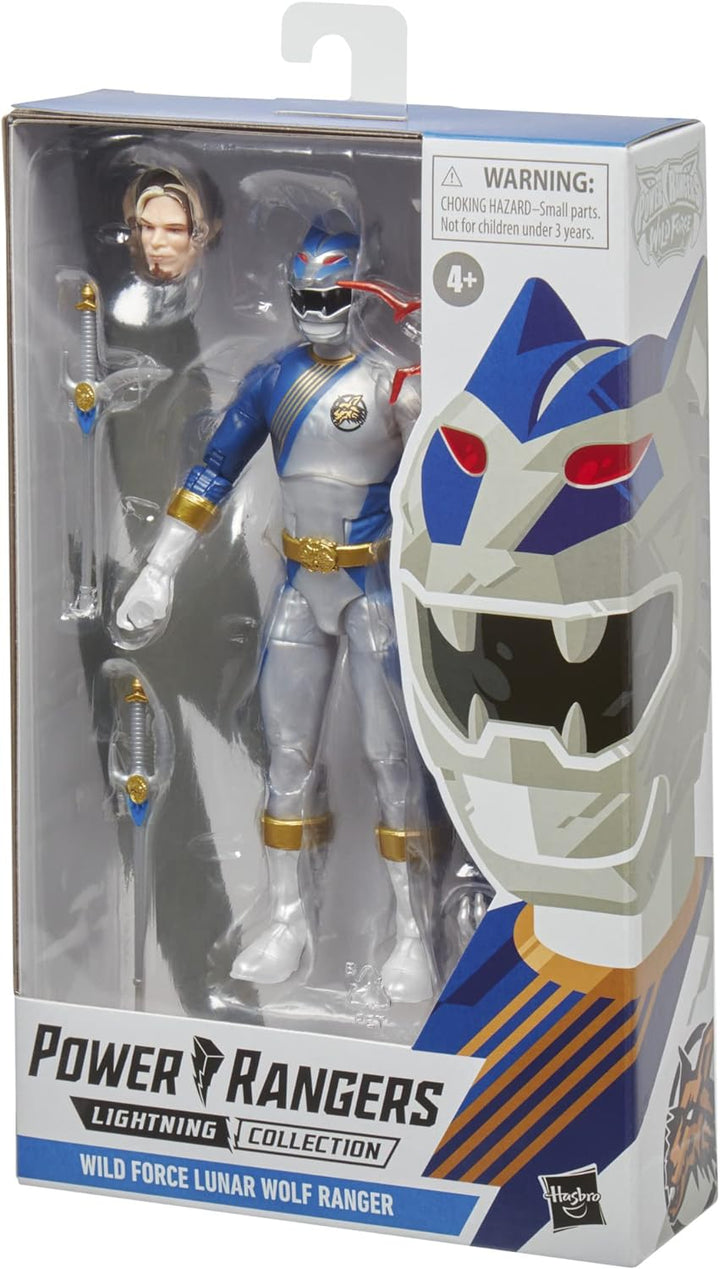 Power Rangers Lightning Collection Wild Force Lunar Wolf Ranger 6-Inch Premium Collectible Action Fi